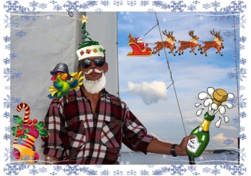 Дед Мороз на яхте в Новый год